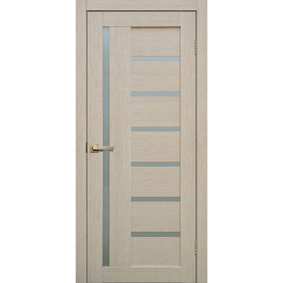 Дверь межкомнатная царга микрофлекс Fly Doors L17 Цвет: Ясень 3D, матовое стекло