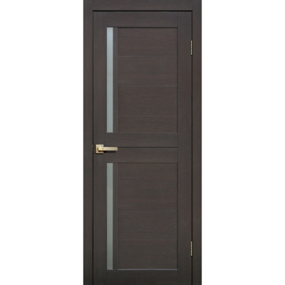 Дверь межкомнатная царга микрофлекс Lite Doors L22 Цвет: Венге 3D, матовое стекло Размер: 600, 700, 800, 900