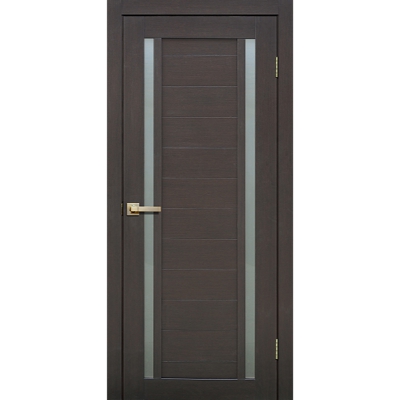 Дверь межкомнатная царга микрофлекс Lite Doors L23 Цвет: Венге 3D, матовое стекло Размер : 600, 700, 800, 900