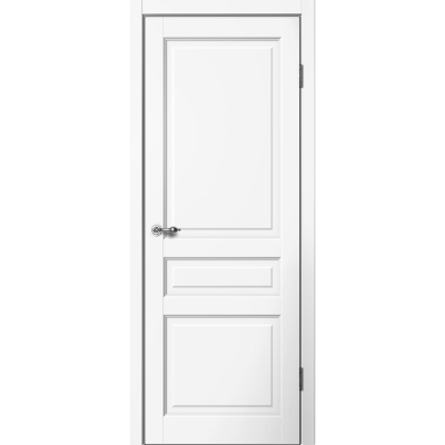 Дверь межкомнатная царга эмалит Classic C3 ПГ Цвет: Белый, глухое