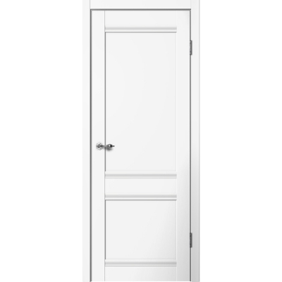 Дверь межкомнатная царга эмалит Classic C1 ПГ Цвет: Белый, глухое