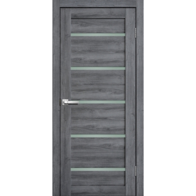 Дверь межкомнатная царга микрофлекс Lite Doors  L26 Цвет: Дуб стоунвуд 3D, матовое стекло