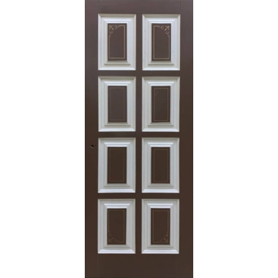 Дверь Межкомнатная ПОСЛЕДНЯЯ! Шоколадная плитка с притвором с 2х сторон под ручку и магн защелку Размер: 780/750 мм Правое открывание